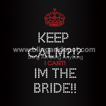 I'm The Bride Rhinestone Transfers I'm The Bride Rhinestone Transfers